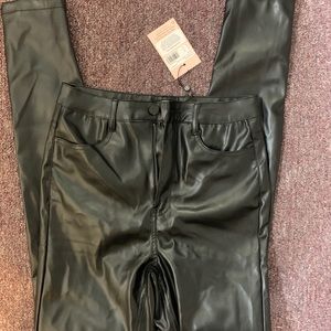 Misguided leather pants (tall)